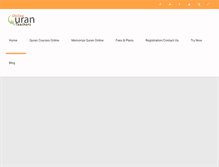 Tablet Screenshot of onlinequranteachers.com